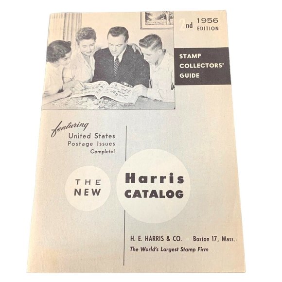 1956 Harris Catalog Postage Stamps 2nd Edition Collectors Guide United States - Picture 1 of 7